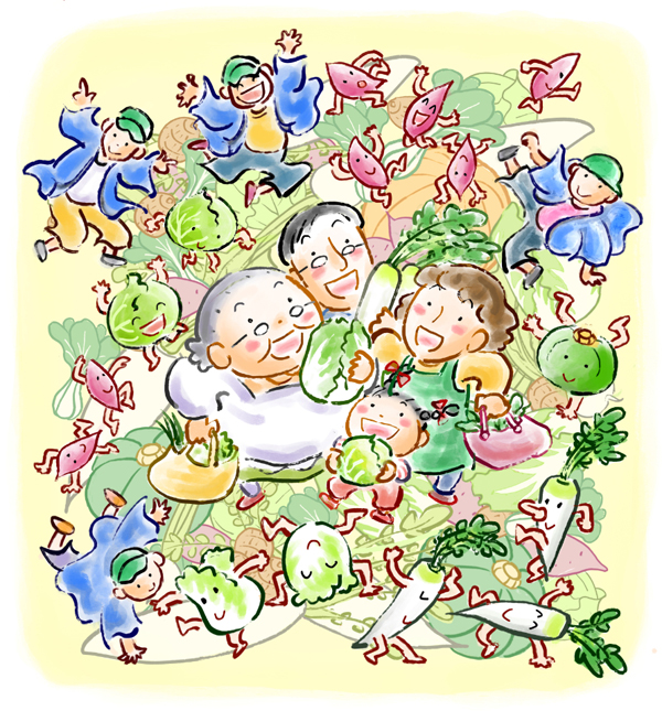 農業祭だよ・表紙 作／大西ひろみ