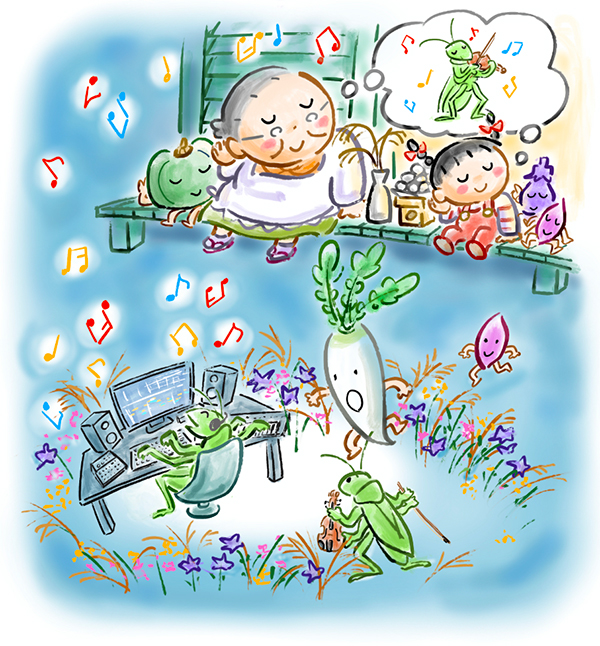 リーンリーン・表紙 作／大西ひろみ