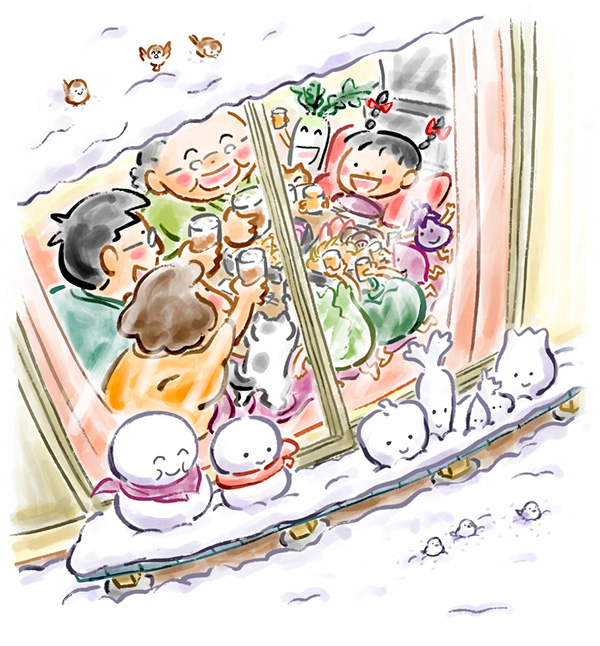 雪だるま・表紙 作／大西ひろみ