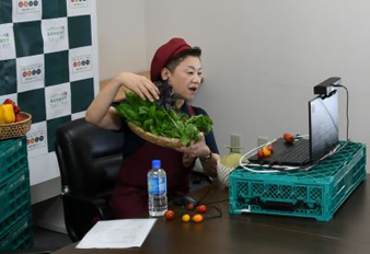 J:COM番組「ジモト応援！つながるニュース」で夏野菜をPR
