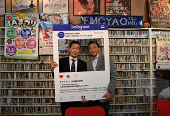 FMちゃおでラジオ収録、トップ広報を展開