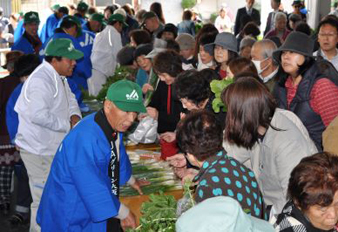 第19回農業祭、支店協同活動として、7会場で開催